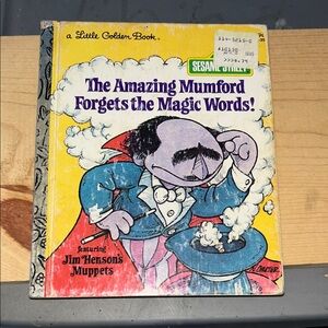 Jim Henson's Muppet The Amazing Mumford Book - Yellow & Blue